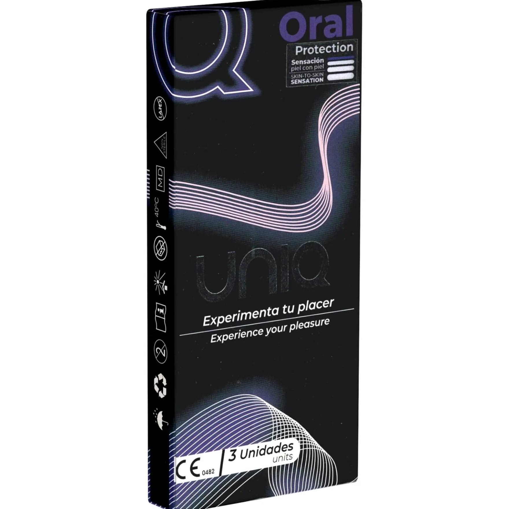 UNIQ Oral Love - lateksiton suuseksisuoja, 3 kpl